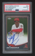 PSA 10 DIDI GREGORIUS 2013 TOPPS CHROME ROOKIE AUTOGRAPH AUTO SP PHILLIES STAR 