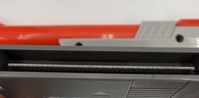 Nintendo NES Orange Zapper Gun w/ Duck Hunt/Super Mario Bros Game W/ Manual