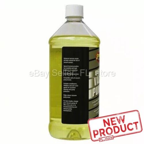 Botella de aceite de bomba de vacío universal superfrítica de 1 cuarto de galón de larga duración Qt NUEVO - Imagen 2 de 10
