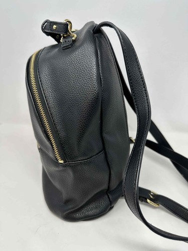 Tommy Hilfiger Mini Mochila Cartera Negro Imitación Cuero Bikercore Preppy Logo NUEVO - Imagen 3 de 15