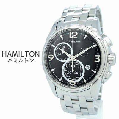 Hamilton Jazzmaster H326120 Black Chronograph Quartz Watch