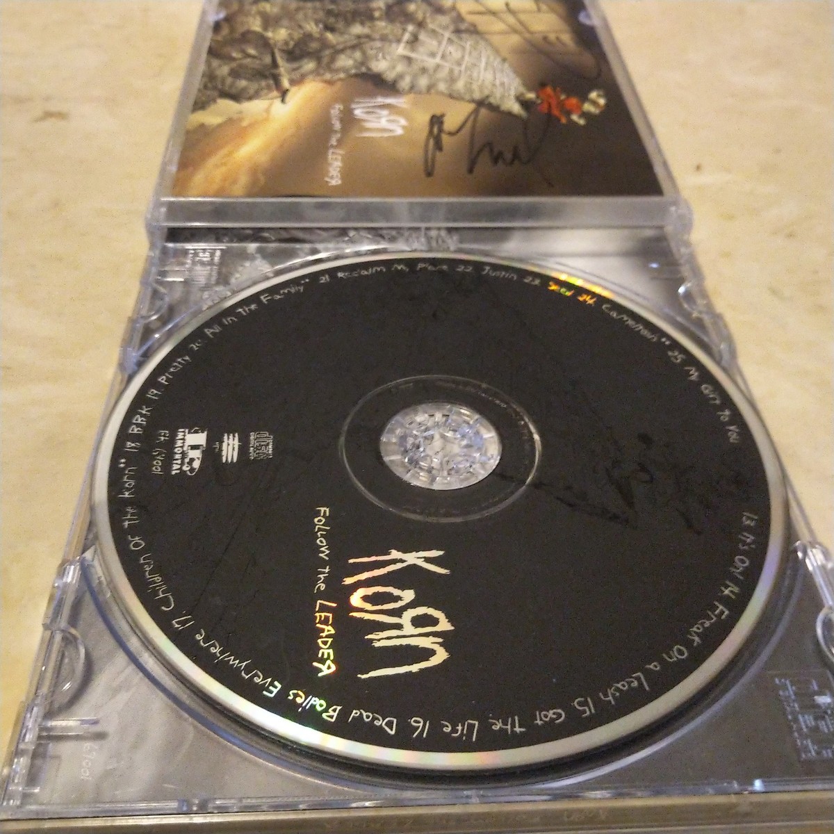SIGNED Korn - follow the leader cd autograph | eBay