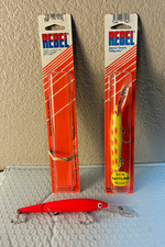 2 Rebel Spoonbill Minnows - Jointed - 5-1/4" Body; 7" Overall