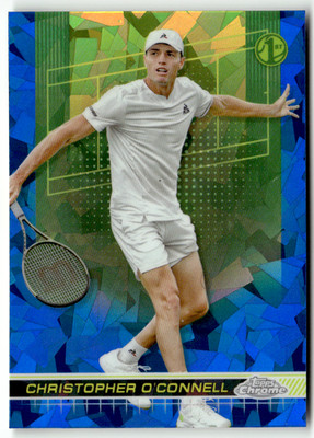 Topps Chrome Tennis 2024 No. 150 Christopher O'Connell Sapphire Refractor