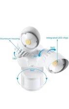 3 LEONLITE 3CCT LED Security Light Motion Sensor Outdoor Lighting