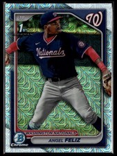 2024 Mega Box Mojo Refractor Angel Feliz Washington Nationals #BCP-198
