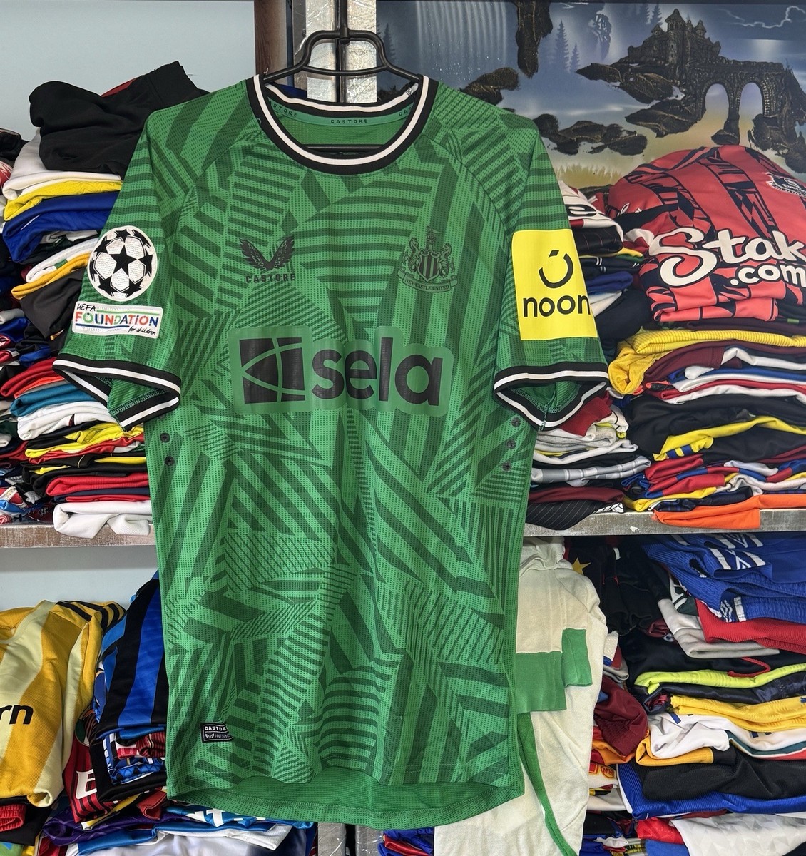 Newcastle United #39 Bruno G. 2023 2024 Away Football Jersey Shirt