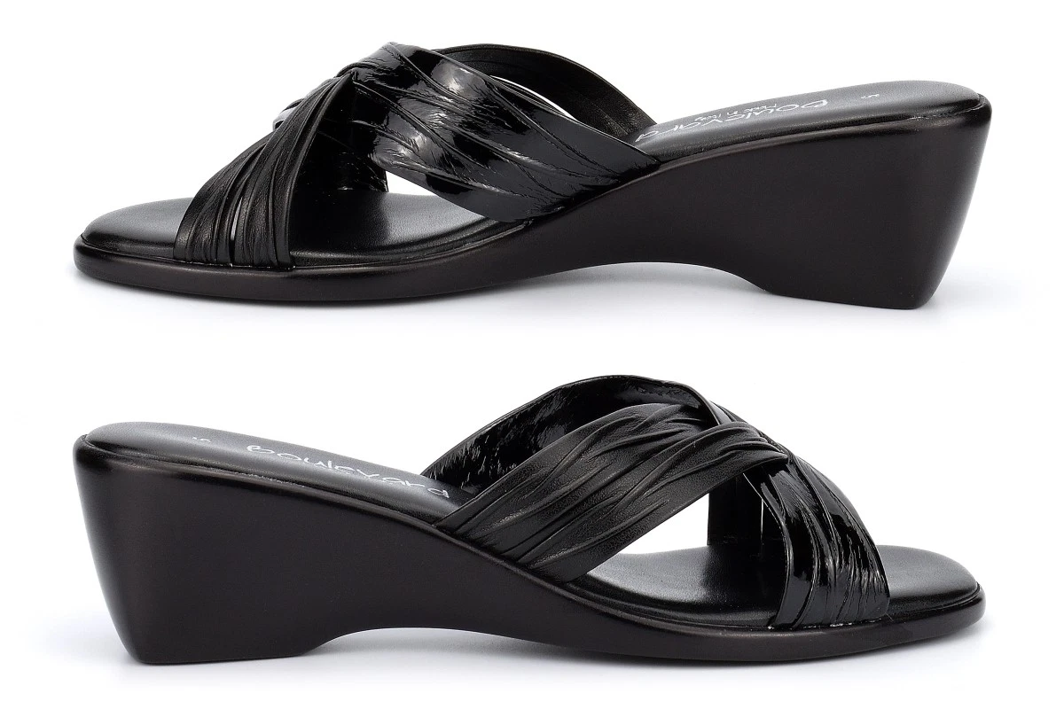 Womens Sandals Heel Sandals Cross Over Sandals Ladies Sandals Mule Sandals Black