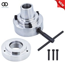 5" 5C Collet Lathe Chuck Closer 2-1/4"  8 Threaded Hole Connection Plate
