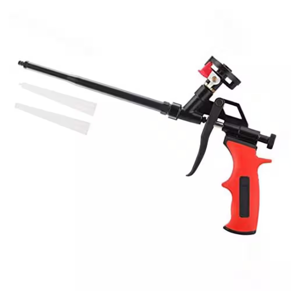 Foam Dispensing Gun Heavy Duty Metal Body with PTFE Coating for Caulking Filling