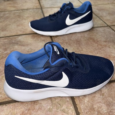 Nike Tanjun 812654-414 Midnight Navy Blue Running Training Shoes