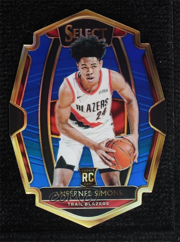 2018 Panini Select Premier Level Blue Prizm /249 Anfernee Simons Rookie RC 7zf