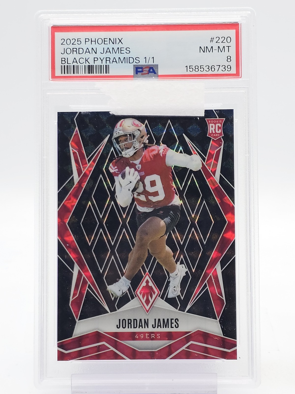 Jordan James Panini Phoenix #220 Black Pyramids 1/1