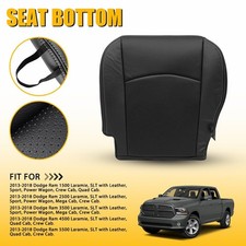 Black 1x Fit 13-18 Dodge Ram 1500 2500-5500 Laramie Lh Bottom Leather Seat Cover Black 1x Fit 13-18 Dodge Ram 1500 2500-5500 Laramie Lh Bottom Leather Seat Cover