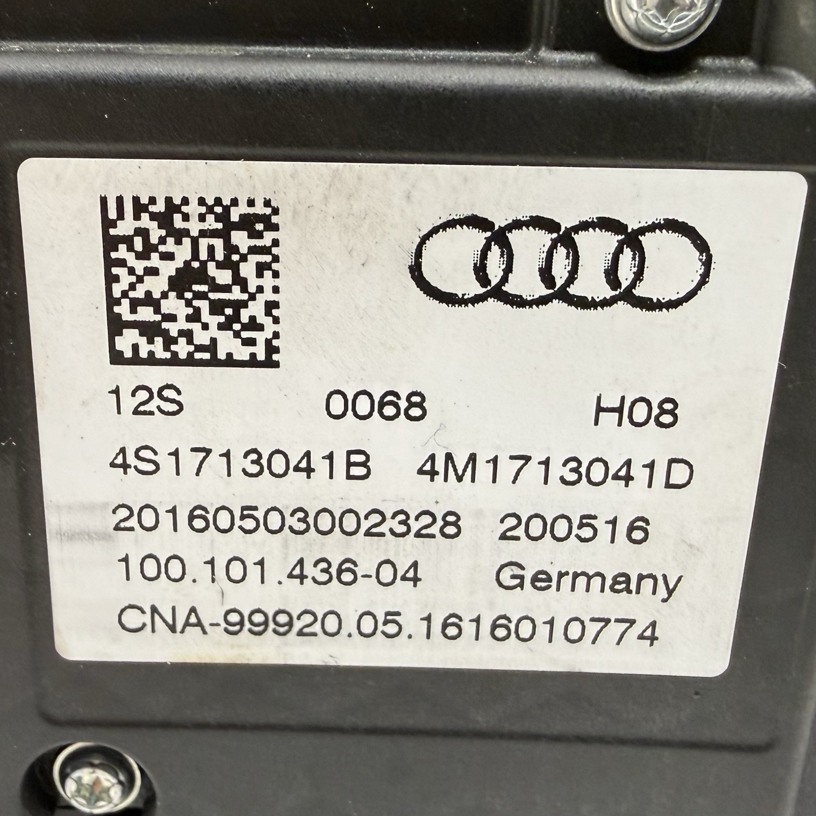 17-23 Audi R8 DCT Transmission Gear Selector Shift Shifter Lever 4S1713041B OEM