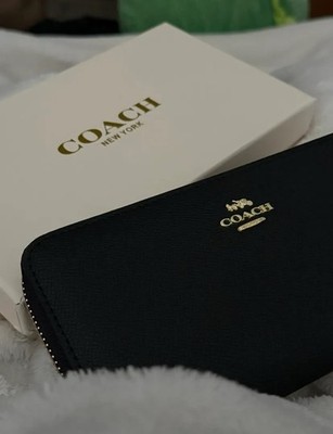 black coach wallet