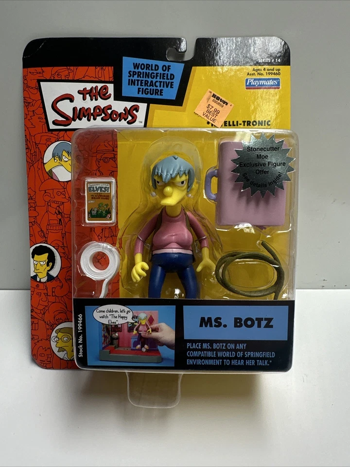 Juego Los Simpson (5) Serie 14 Figuras Luigi Boltz Louie Hoover Sarcast Playmate Foto 2 de 4