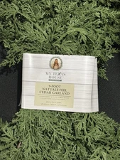 NEW My Texas House Cedar natural feel 9ft Garland Christmas