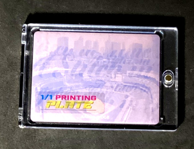 Aaron Judge 1/1 SP 2024 Leaf Printing Plate Baseball 1 of 1 New York Yankees MG