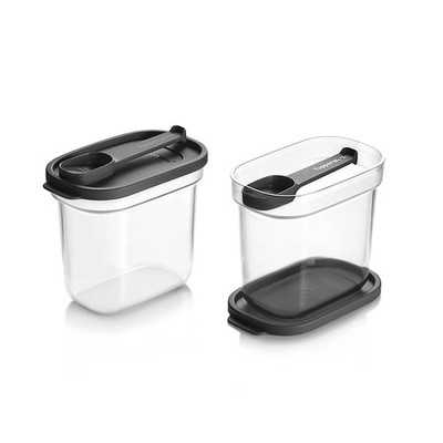 Tupperware Dry Storage Ingredients Containers Measuring Spoon Set of 2 NEW