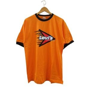 Levi'S 90S Deadstock Ringer T-Shirt Made In Usa Orange L Men'S - Picture 5 of 5