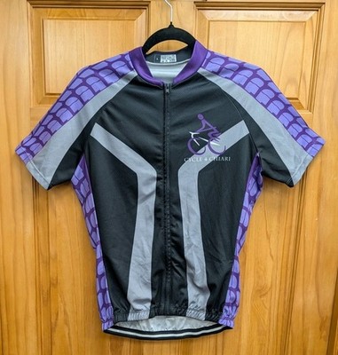 Cycle 4 Chiari Women's Large Club Cut Top 3 Pockets in Back Elastic Waist Rubber