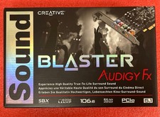 CREATIVE SB1570 AUDIGY FX SOUND BLASTER AUDIO CARD, DENTED BOX