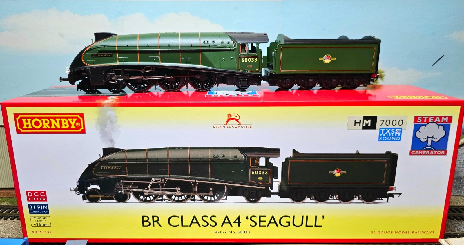 R30552SS Hornby BR Class A4 4-6-2 SEAGULL No.60033 (Steam Generator)