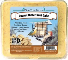 Pine Tree Farms Inc-Suet Cake- Peanut Butter 3 Pound 48 Fl Oz Pack of 1