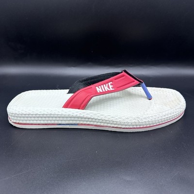 Vintage 80s NIKE Waffle Sole Sandals Thong Flip Flops Taiwan  display picture 1