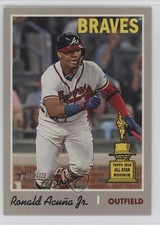 2019 Topps Heritage High Number SP (Action Variation) Ronald Acuna Jr #500