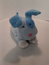 Kids Preferred Puppy Blue Spotted Plush Stuffed 9" Rattle Toy
