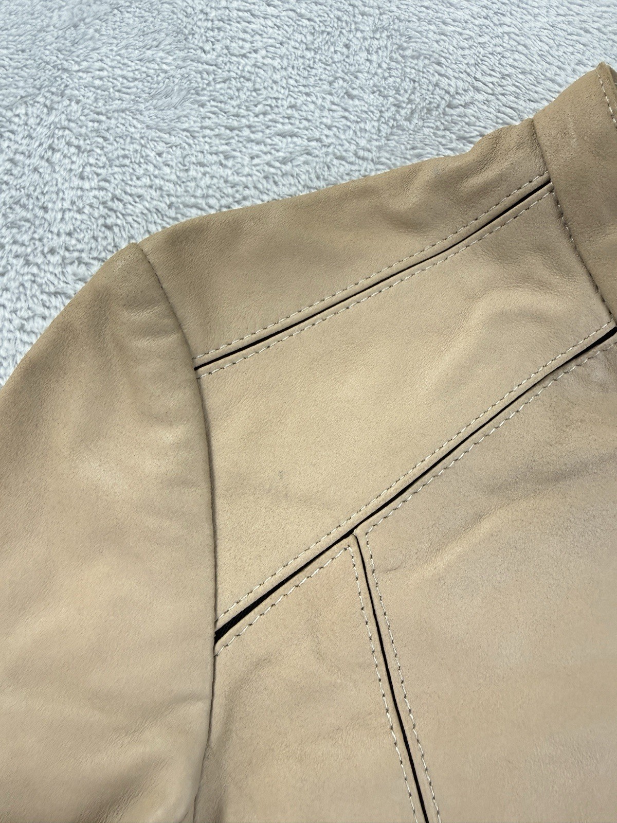 Larmarque Collection Women's Size XS 100percent Brown Leather Jacket image 6
