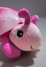 Cloud B Twilight Lady Bug Kids Nightlight Pink Lights Up Multicolor Stars WORKS