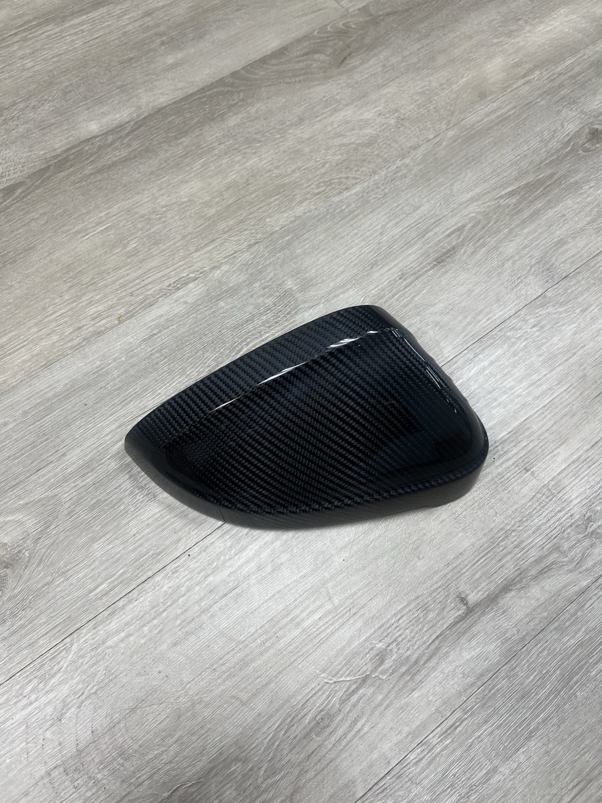 2017 AUDI R8 FRONT RIGHT/PASSENGER CARBON FIBER DOOR MIRROR COVER 4S0857527 OEM
