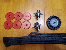 K&rsquo;NEX / Knex Large Chain Pre‑Assembled 10' &ndash; Gears Wheels  Screamin&rsquo; Serpent