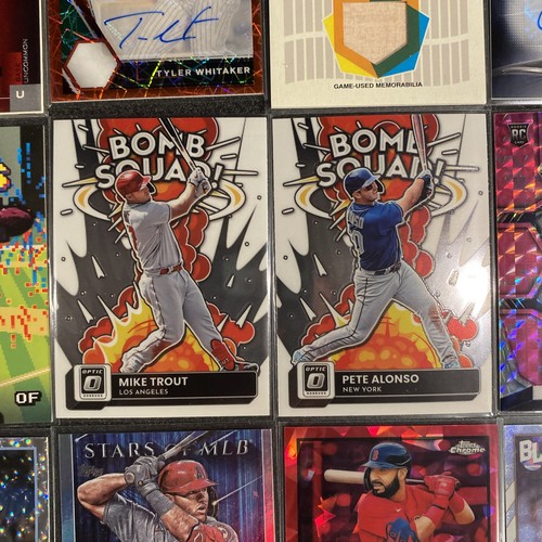MLB 25 Card Lot Patch Auto Inserts, Panini, Upper Deck, Topps, Rookie Game Used - Picture 8 of 20