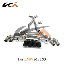 KA Exhaust Catback For BMW M8 F93 Steel rear section