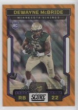 2023 Score Rookies Lava 179/565 DeWayne McBride #333 0s55