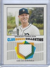 2026 TOPPS HERIATAGE CCR-ST SPENCER TORKELSON SP GAME USED RELIC TIGERS