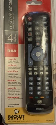 RCA UNIVERSAL Remote Control New With Packaging Directions Never Opened