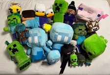 Minecraft hat Plush Ruck sack lot of 28 Set sale wooper looper zombie Chicken