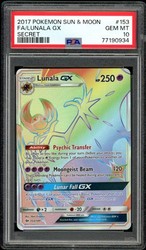 Lunala GX (Secret) 153/149 SM Base Set Holo Secret Rare