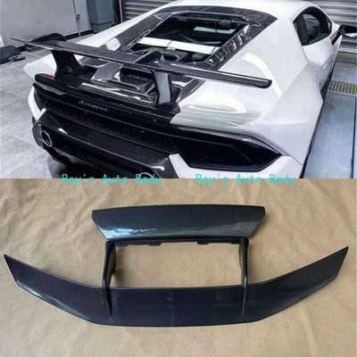 Fits Lamborghini Huracan LP610 EVO P Style Carbon Fiber Rear Trunk Spoiler Wing