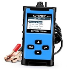 BAS100 Car Battery Tester, 12V 24V Load Tester, 100-2000 CCA Digital Blue