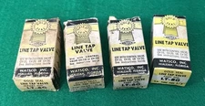 Lot of 4 Various Sizes Watsco Gold Seal LT-4G /6G/8G Line Tap Valves