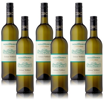 Lenz Moser Selection Grüner Veltliner, trocken, sortenreines Weinpaket (6x0.75l)