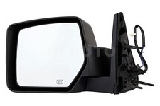 For 2007-2011 Dodge Nitro Power Heated Black Side Door View Mirror Left