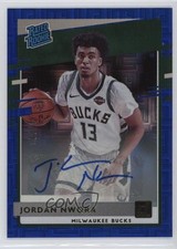 2020 Donruss Rated Rookies Choice Blue Signatures 41/49 Jordan Nwora Auto 12yh
