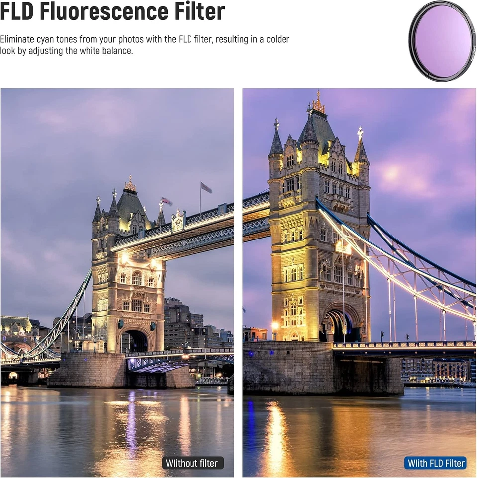 Neewer 49mm Filter Kit Uv Cpl Fld Macro Nd For Sony Alpha Nex Dslr - Image 2 of 4